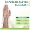 Kleen Chef Disposable Gloves, High Density Polyethylene, Powder-Free, L, 525 PK, Clear BL-KCFS-ES-HDPE-CLDG-01-L - alternate 4